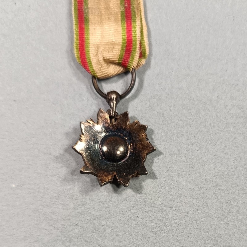 TUNISIE REDUCTION DE LA MEDAILLE ORDRE DU NICHAN EL MOURASSA EL AHED EL AMAN